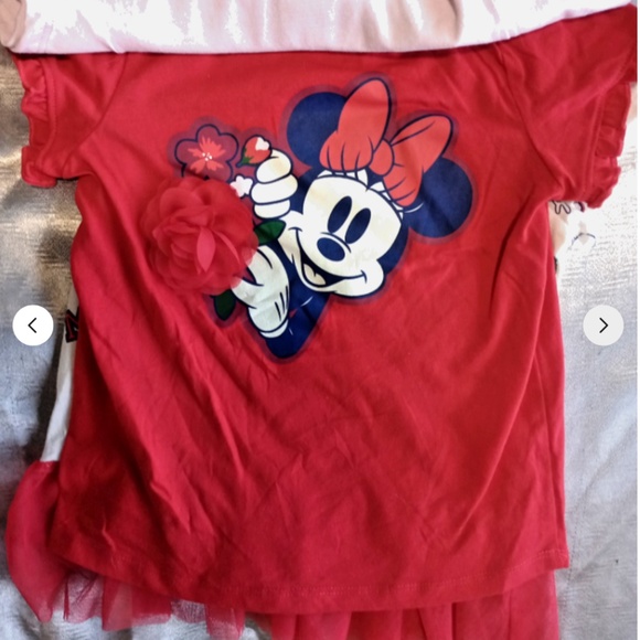 Disney Minnie Mouse girls 3 pack character t-shirt size 5 - Picture 4 of 6